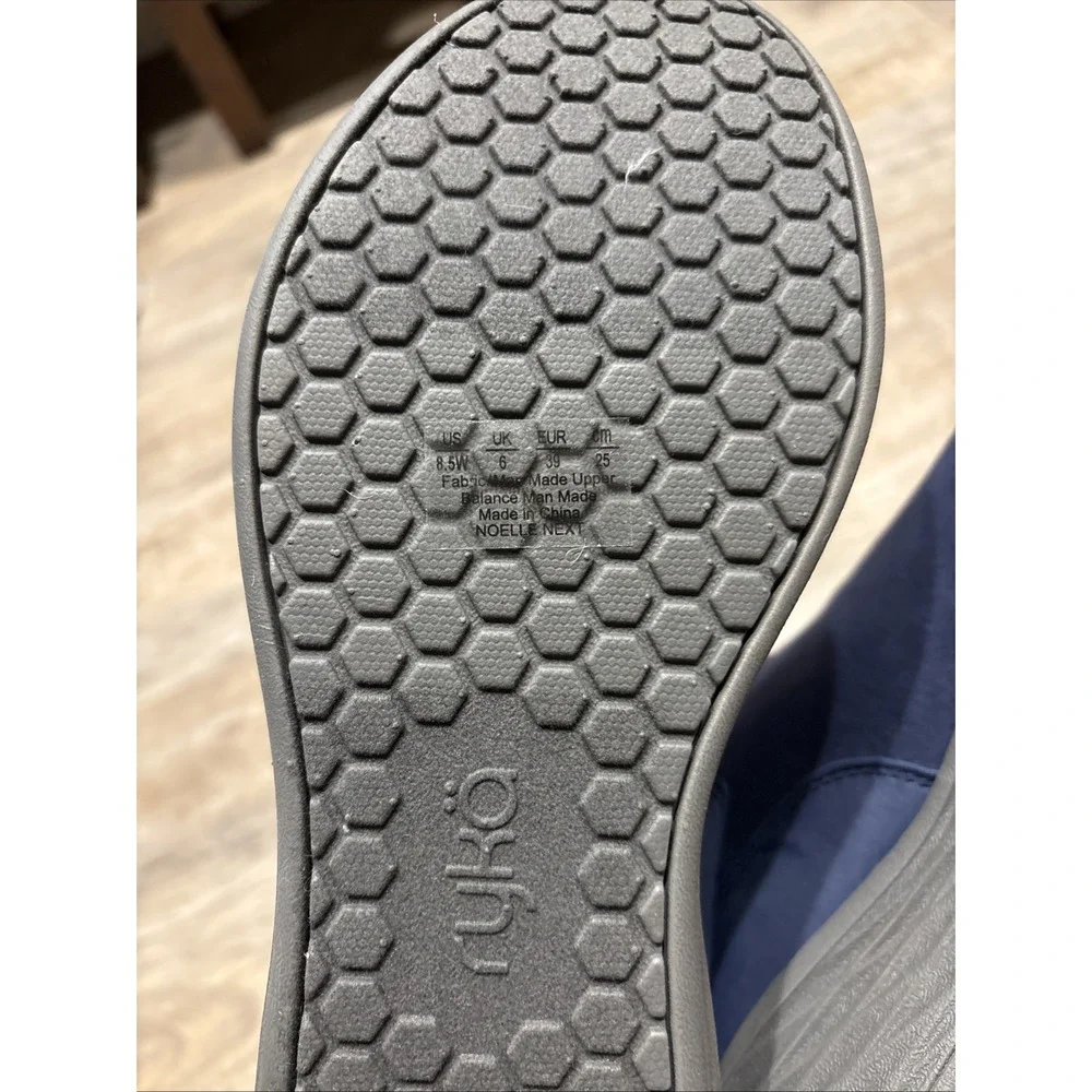 Ryka‎ Side-Zip Water-Repellent Sneaker Boots Noelle Next Academy Blue 8 1/2